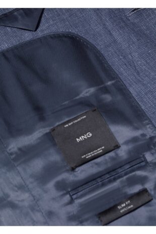 کت آبی مردانه مانگو 57040552