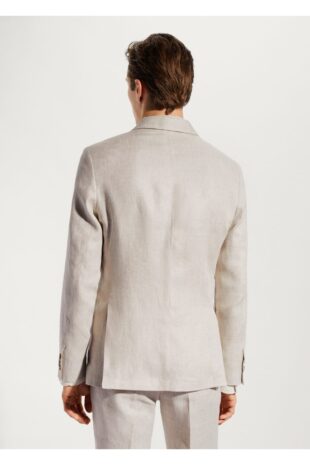 کت بژ مردانه مانگو 57040554