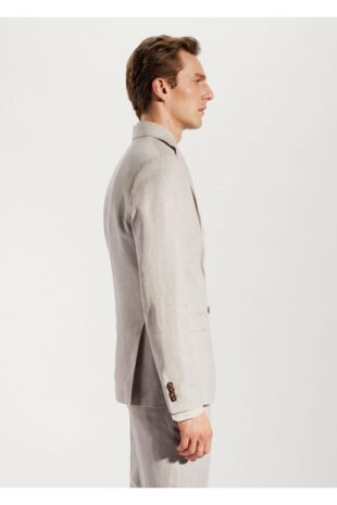 کت بژ مردانه مانگو 57040554