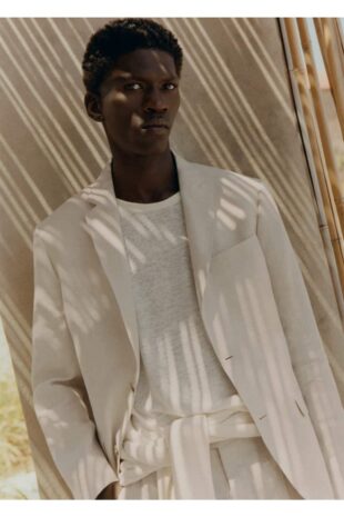 کت بژ مردانه مانگو 57040554