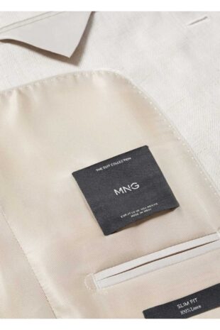 کت بژ مردانه مانگو 57040554