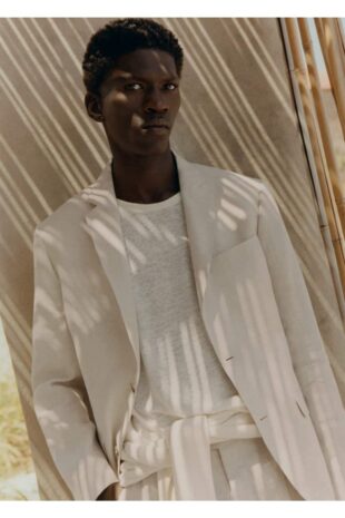 کت بژ مردانه مانگو 57040554