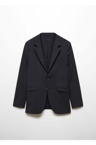 کت لاجورد مردانه مانگو 57092518