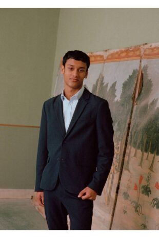 کت لاجورد مردانه مانگو 47040452