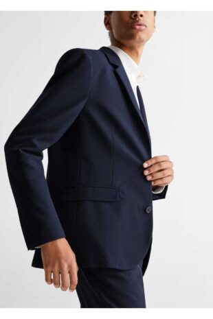 کت لاجورد مردانه مانگو 47040452