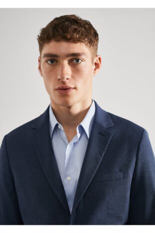 کت آبی مردانه مانگو 57010675