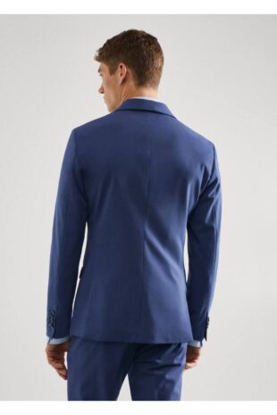 کت آبی مردانه مانگو 57040544