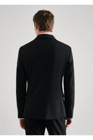 کت سیاه مردانه مانگو 57040557