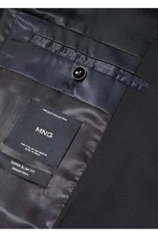 کت سیاه مردانه مانگو 57040557