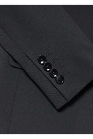 کت سیاه مردانه مانگو 57040557