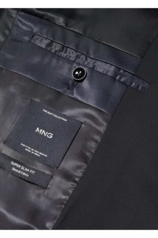 کت سیاه مردانه مانگو 57040557