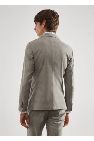 کت بژ مردانه مانگو 57040667