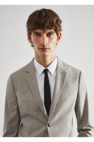 کت بژ مردانه مانگو 57040667