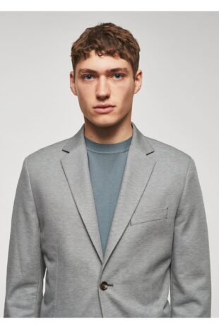 کت خاکی مردانه مانگو 57050550