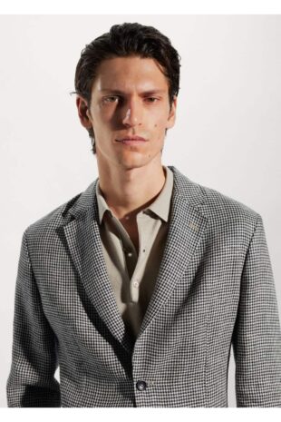 کت بژ مردانه مانگو 57092509