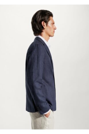 کت لاجورد مردانه مانگو 57092509