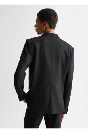 کت سیاه مردانه مانگو 47020453