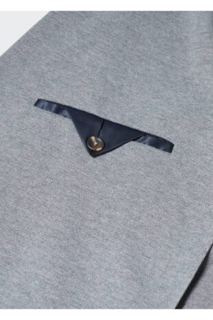 کت خاکستری مردانه مانگو 57040670