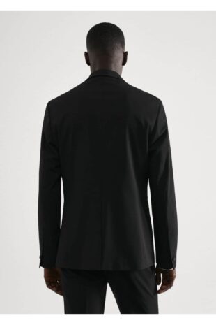 کت سیاه مردانه مانگو 57040713