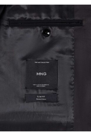 کت سیاه مردانه مانگو 57040713