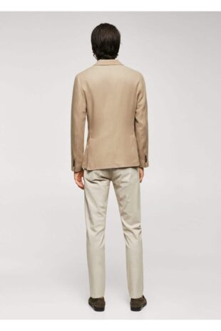 کت بژ مردانه مانگو 57044760