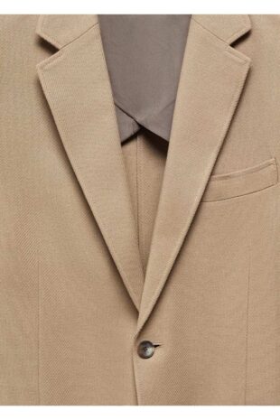 کت بژ مردانه مانگو 57044760