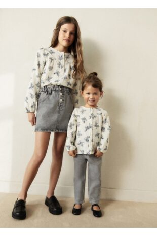 بلوز اکرو دخترانه مانگو 57033272