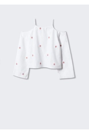 بلوز بژ زنانه مانگو 57052890