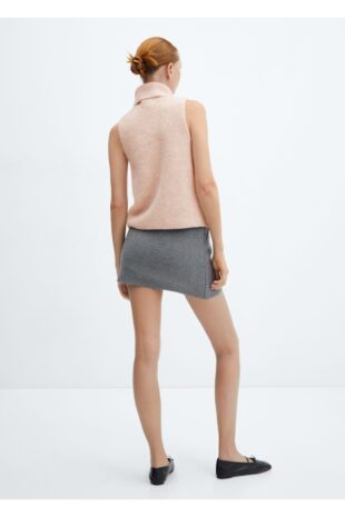 تی شرت صورتی زنانه مانگو 57059089