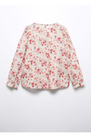 بلوز صورتی دخترانه مانگو 57084036