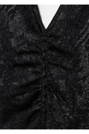 بلوز سیاه زنانه مانگو 57039109