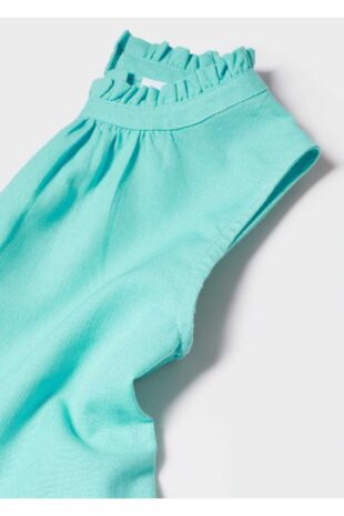 بلوز فیروزه دخترانه مانگو 57040371