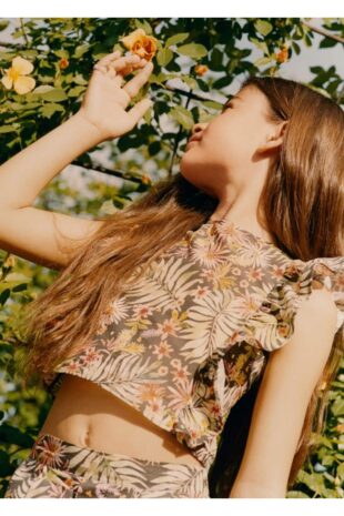 بلوز سیاه دخترانه مانگو 57051175