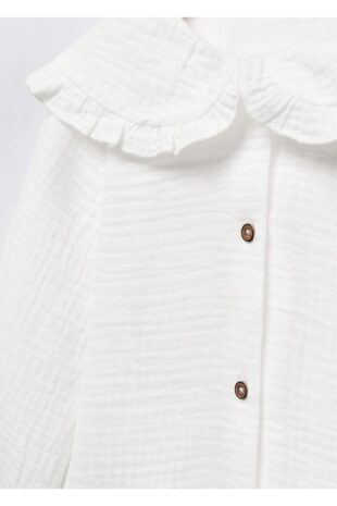 بلوز سفید دخترانه مانگو 57093265