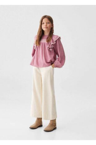 پیراهن سبز دخترانه مانگو 57025989