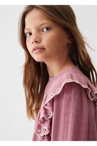 پیراهن سبز دخترانه مانگو 57025989