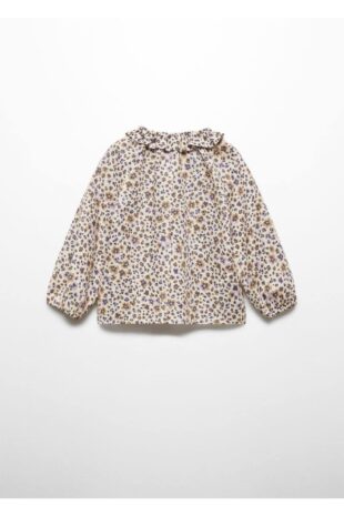 بلوز سفید دخترانه مانگو 57076017