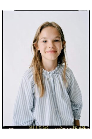 بلوز آبی دخترانه مانگو 57094418