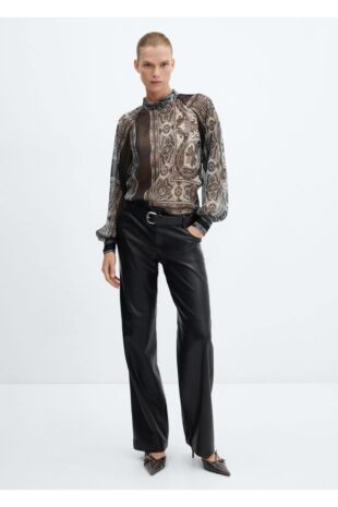 بلوز سیاه زنانه مانگو 57048277