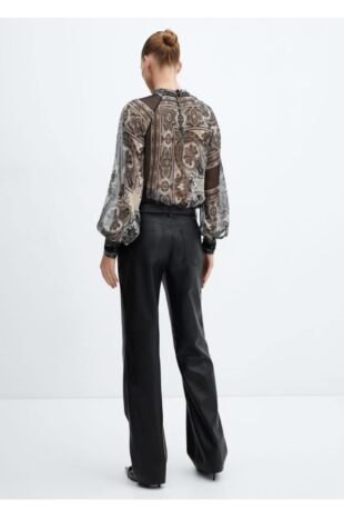 بلوز سیاه زنانه مانگو 57048277