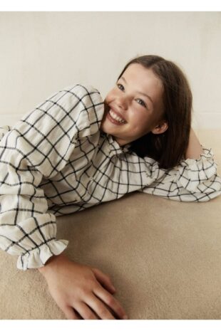 بلوز اکرو دخترانه مانگو 57083266