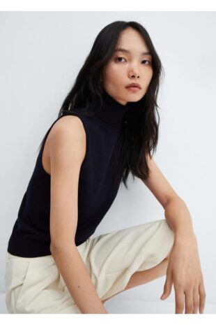 تی شرت لاجورد زنانه مانگو 57097747