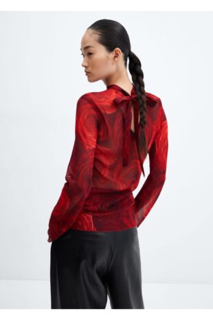 بلوز قرمز زنانه مانگو 57097761