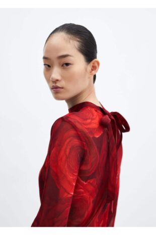 بلوز قرمز زنانه مانگو 57097761