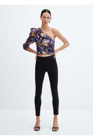 بلوز سیاه زنانه مانگو 57098269