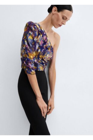 بلوز سیاه زنانه مانگو 57098269