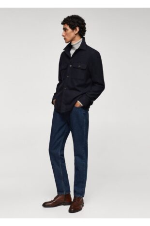 بوت قهوه ای مردانه مانگو 57006031