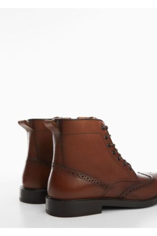 بوت قهوه ای مردانه مانگو 57006031