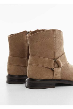 بوت قهوه ای دخترانه مانگو 57054758