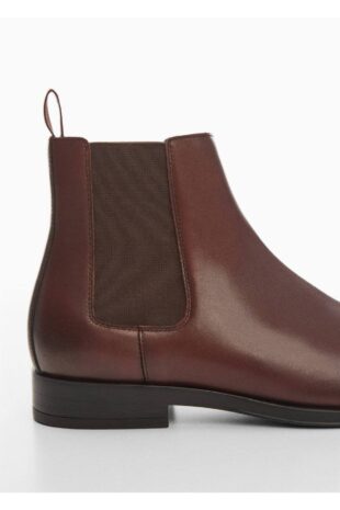 بوت قهوه ای مردانه مانگو 57095963